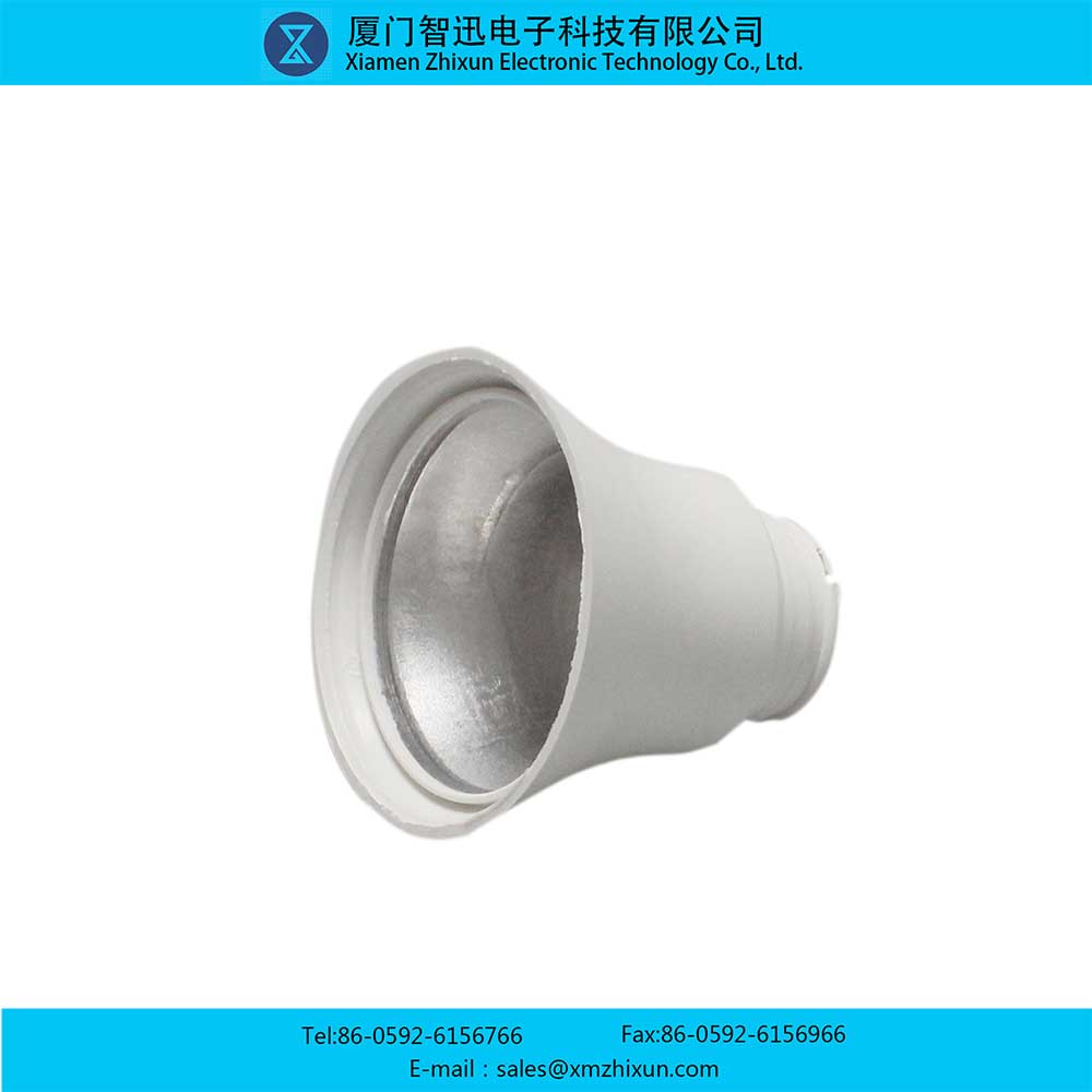 A60 smooth glossy threaded screw-in LED bulb bulb plastic package plastic aluminum lamp cup shell