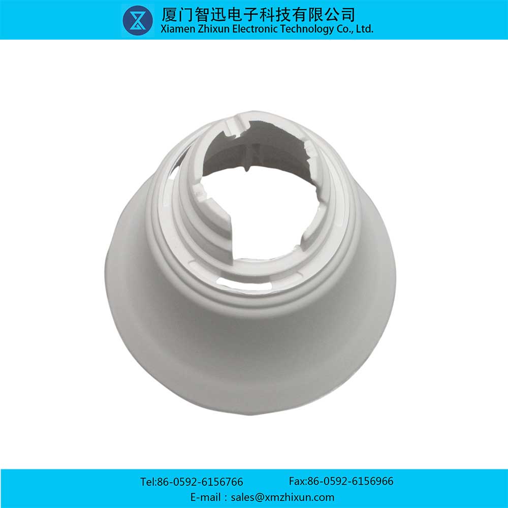 A800 thin section white PBT spherical bulb LED home energy-saving lighting lamp shell plastic package aluminum stamping injection lamp cup shell