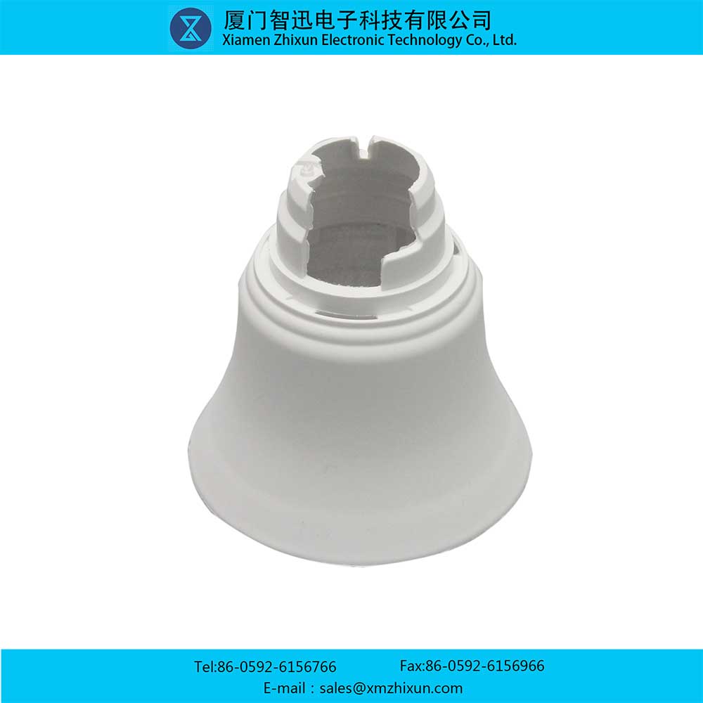 A800白色厚款LED照明球形灯泡塑料套件灯杯塑包铝壳件PBT磨砂
