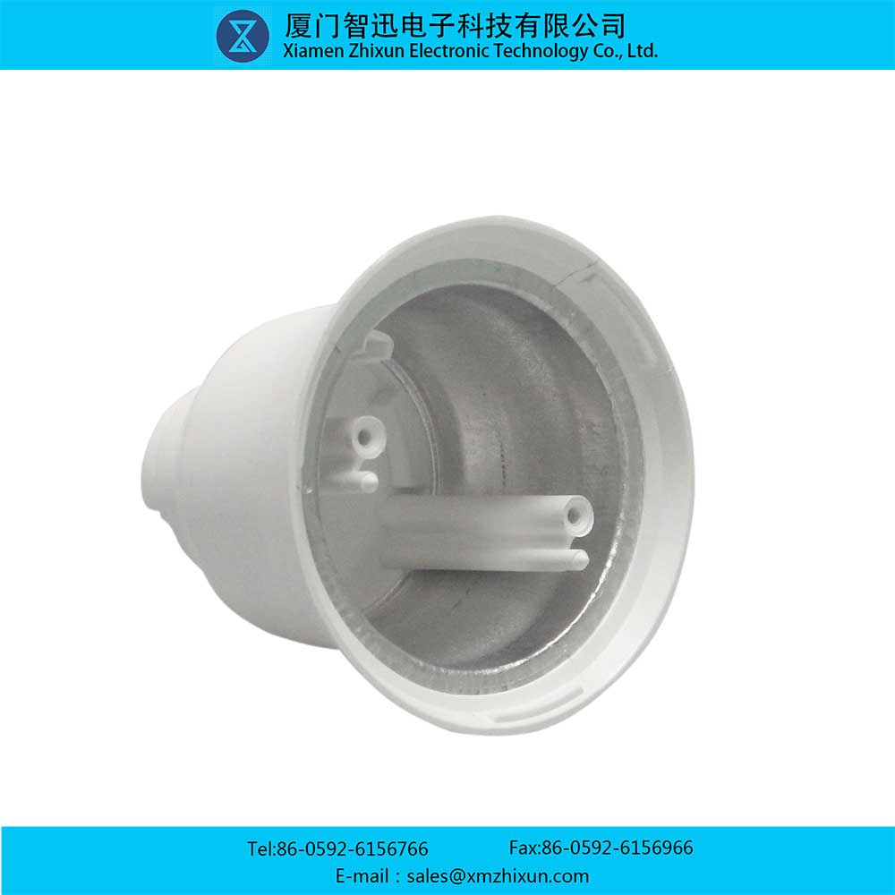 A810 thread buckle household energy-saving lighting white PBT plastic LED bulb lamp cup shell plastic aluminum