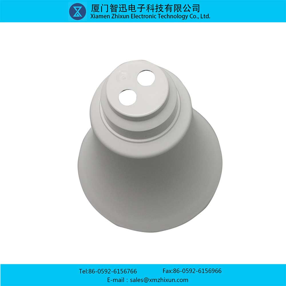 LED-15123-B22光滑面白色PBT针脚球形灯泡家用节能灯壳灯杯组件塑包铝