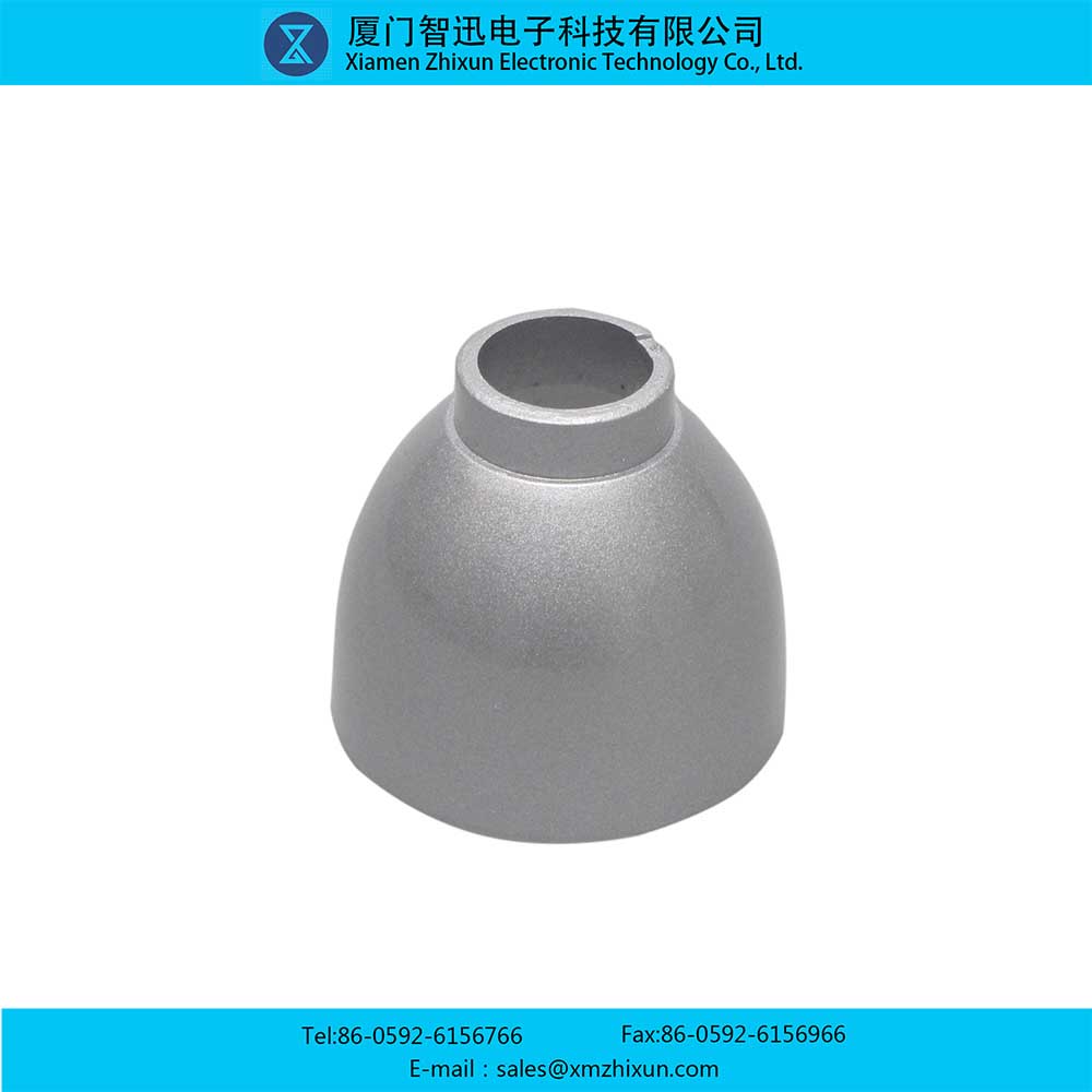 C37 candle light PBT paint plastic shell LED decorative lighting kit lamp shell lamp holder lamp cup silver gray