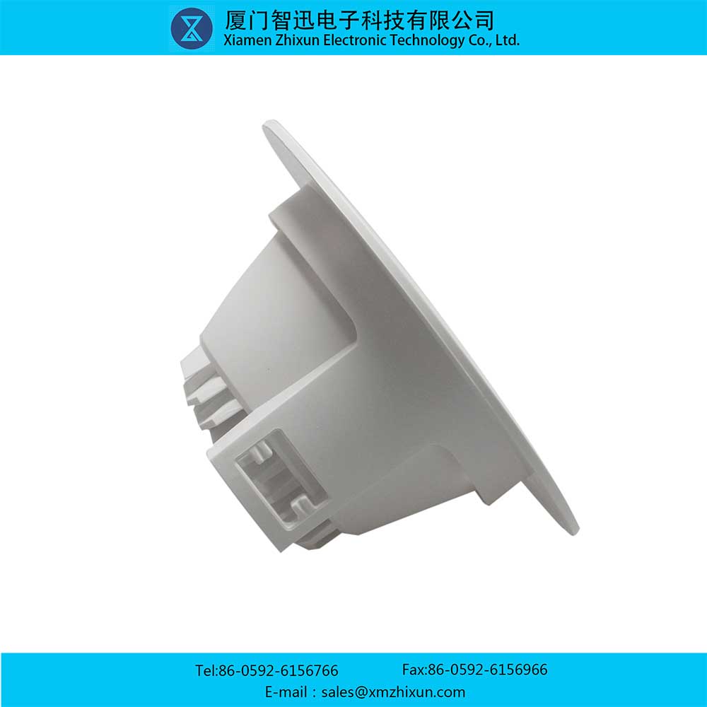 Indoor lighting energy saving LED 2.5 inch ceiling downlight housing PBT pure white frosted lamp shell assembly lamp holder lamp cup