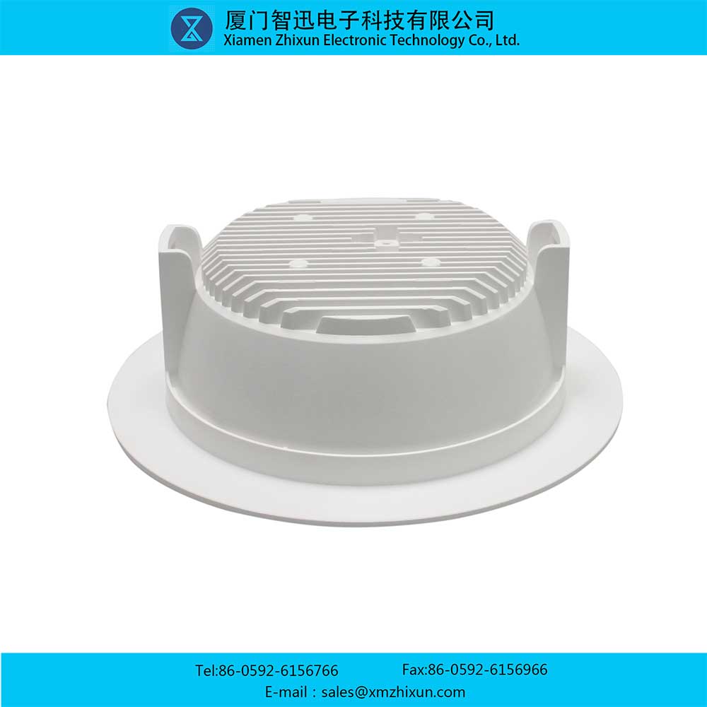 LED home energy-saving ceiling downlight super bright lamp shell assembly lamp holder lamp cup 5 inch shell PBT pure white solid